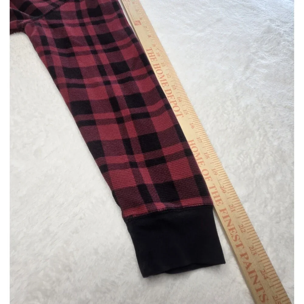 POLO RALPH LAUREN BUFFALO PLAID THERMAL RED BLACK MENS XL